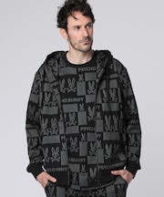 ジャガードセットアップ 　ジップパーカ