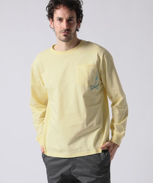 GOLF] 4カラーBUNNY 裏毛モックネック ロンTEE ｜サイコバニーの
