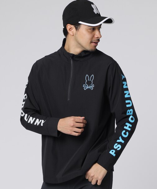 [GOLF]スタンドネックハーフジップ　 ロングスリーブ