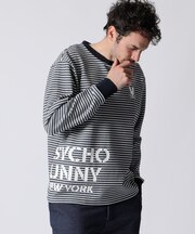 ダブルフェイス ボーダー 　ロングスリーブTシャツ