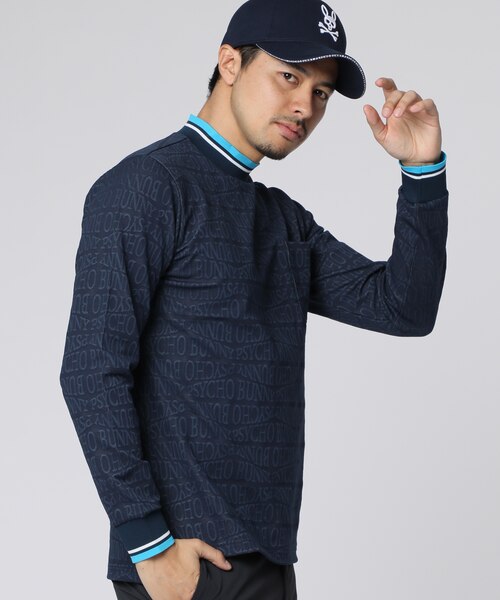 GOLF] 4カラーBUNNY 裏毛モックネック ロンTEE ｜サイコバニーの