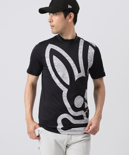 [GOLF] NEWビッグロゴ 半袖モックネック　 Tシャツ