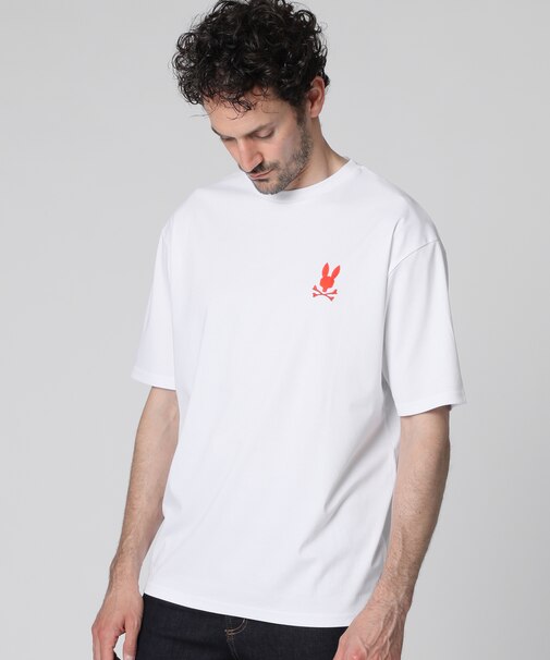 バックフォントロゴ シルケットスムース 　Tシャツ