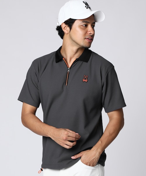 GOLF] シルエットバニーワッペン ポロシャツ｜サイコバニーの