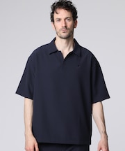 REPREVEダブルクロス 　スキッパーポロシャツ