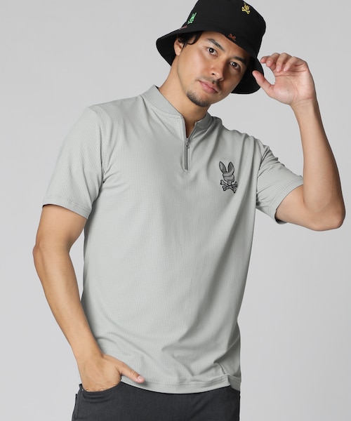 PSYCHO BUNNY [GOLF] ハーフジップ ヘンリーネックTシャツ GOLF] ハーフジップ ヘンリーネックTシャツ｜Psycho Bunny