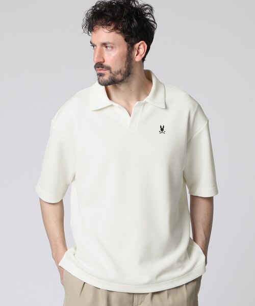 ジョーゼットジャージー スキッパーポロシャツ｜サイコバニーの