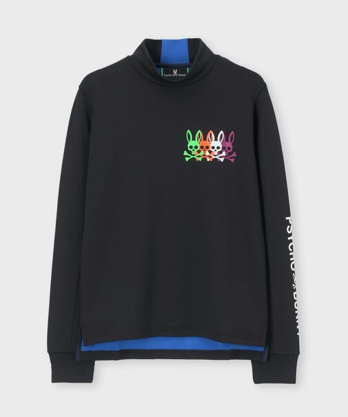 [GOLF][WOMEN] 4カラーBUNNY 裏毛モックネック 　ロンTEE　