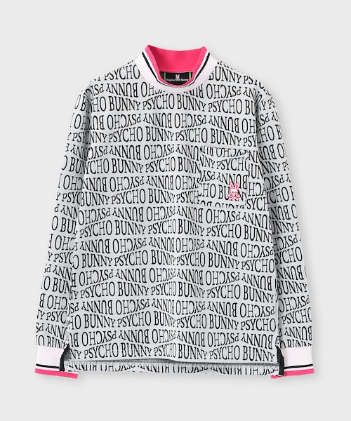 GOLF][WOMEN]フォントジャガード モックネック｜サイコバニーの