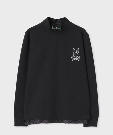 [GOLF] [WOMEN]リンクスジャガードチェック　 長袖モックネック