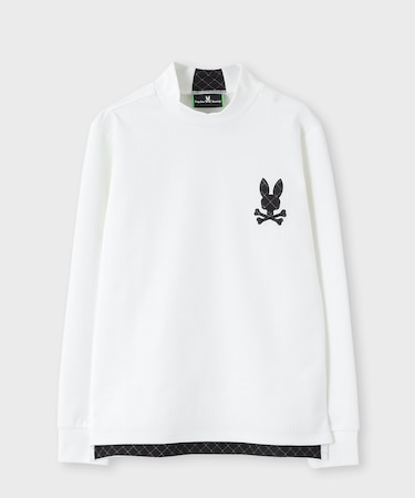 [GOLF] [WOMEN]リンクスジャガードチェック　 長袖モックネック