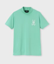 [GOLF][WOMEN]スペースマスター ジャガードロゴ 　半袖モックネック