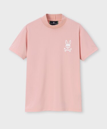 [GOLF][WOMEN]スペースマスター ジャガードロゴ 　半袖モックネック