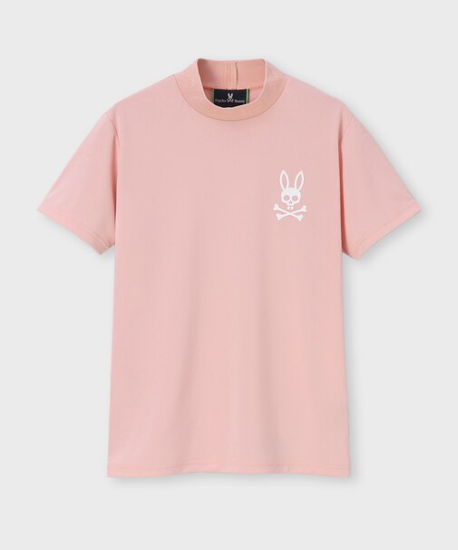 [GOLF][WOMEN]スペースマスター ジャガードロゴ 　半袖モックネック