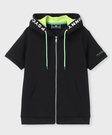 [GOLF][WOMEN]ダブルフェイスジャージ　 半袖パーカ
