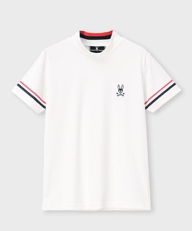 [GOLF][WOMEN]スリーブライン　 モックネックTシャツ