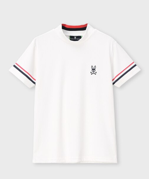 [GOLF][WOMEN]スリーブライン　 モックネックTシャツ
