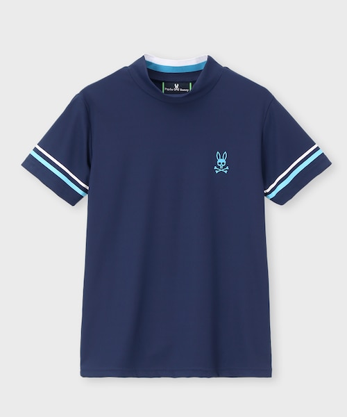 GOLF][WOMEN]スリーブライン モックネックTシャツ｜サイコバニーの