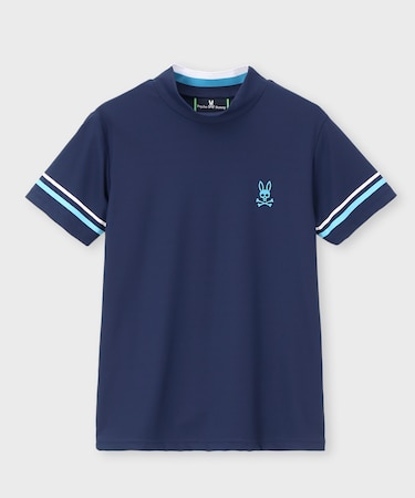 [GOLF][WOMEN]スリーブライン　 モックネックTシャツ