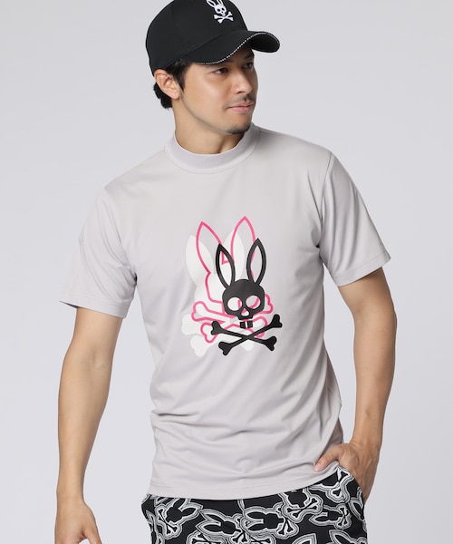 サイコバニー　モックネックシャツ　サイズS GOLF]3レイヤーバニー モックネックTシャツ｜サイコバニーの