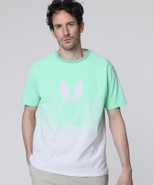 グラデーション シルエットバニー Tシャツ