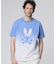 グラデーション シルエットバニー Tシャツ