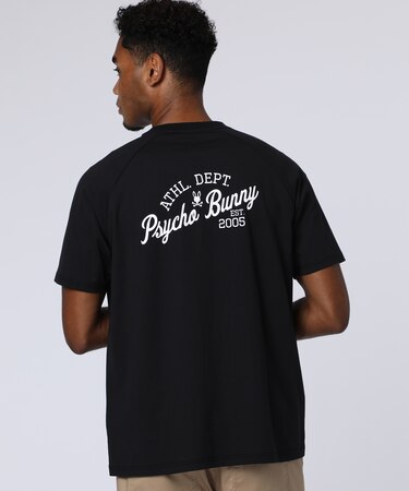 ラバーバックロゴ　ラグランスリーブTシャツ