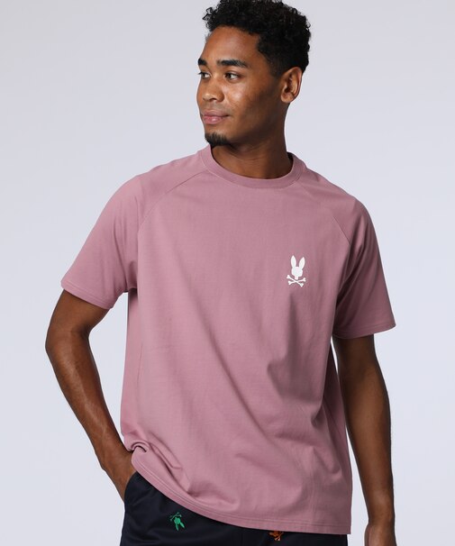 ラバーバックロゴ　ラグランスリーブTシャツ