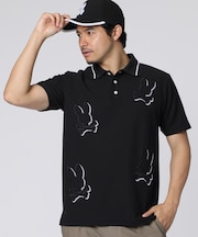 [GOLF]ビッグバニーロゴ　 エンブロイダリーポロシャツ