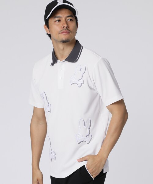 GOLF]ビッグバニーロゴ エンブロイダリーポロシャツ｜サイコバニーの