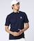 [GOLF]ラバーロゴ 半袖モックネックTシャツ