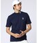 [GOLF]ラバーロゴ 半袖モックネックTシャツ