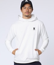 [GOLF]フォントロゴ総柄ジャガード　半袖フーディ