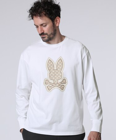 ロングスリーブ 　ラバーマイクロバニーロゴTシャツ