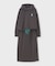 [WOMEN]フーデッド ロングワンピース