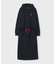 [WOMEN]フーデッド ロングワンピース