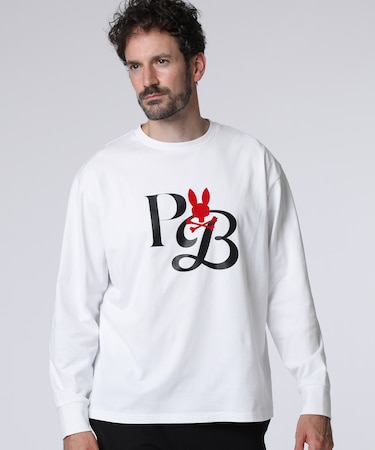 ロングスリーブ 　クロスオーバーロゴTシャツ