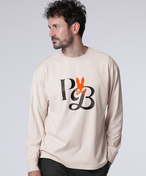 ロングスリーブ 　クロスオーバーロゴTシャツ