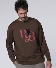 ロングスリーブ 　クロスオーバーロゴTシャツ