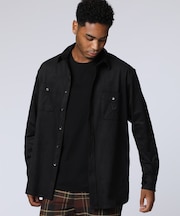 トナカイスウェード 　カジュアルシャツ