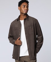 トナカイスウェード 　カジュアルシャツ