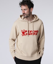 シグネチャーロゴ 　ニットフーディ