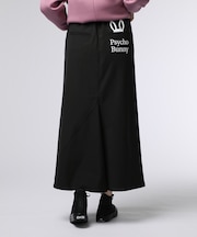 [WOMEN]ポケットバニー 　チノタイトフレアスカート