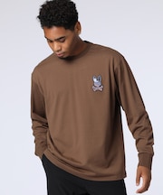 ロングスリーブ　モザイクステッチバニーTシャツ