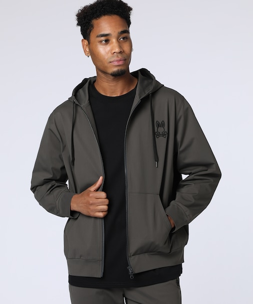 エフェクトロゴ　ジップパーカ