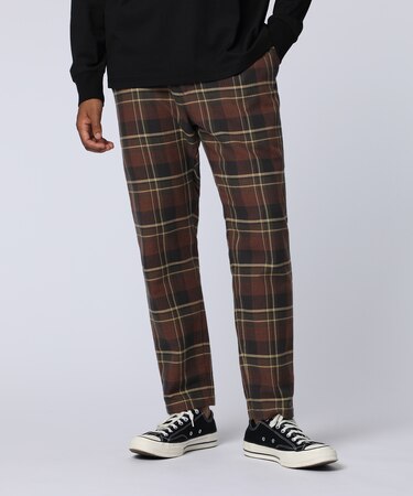 ポケットバニー　チェックパンツ