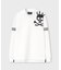[GOLF][WOMEN]ラインスリーブロゴ　 モックネックＴシャツ