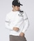 [GOLF]ラインスリーブロゴ　 モックネックＴシャツ