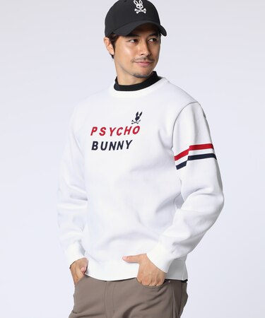 [GOLF]トリコロール 　ジャガードニット