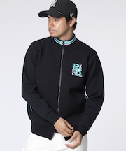 [GOLF]ゴルフクラブ　 フルジップニットカーディガン